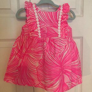 NWT Lilly Pulitzer Pink Annabelle 6-12 Mo. Dress